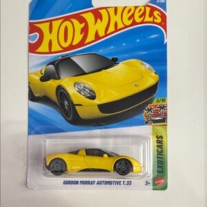 Yellow Gordon Murray Automotive T.33 Toy Car